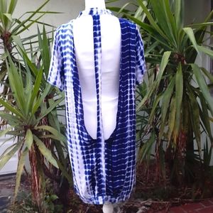 Navy Kimono Cut Out